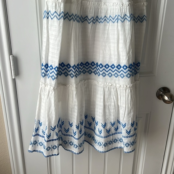 NWT Women's Draper James Smocked Tiered Maxi Dress - Picture 6 of 10